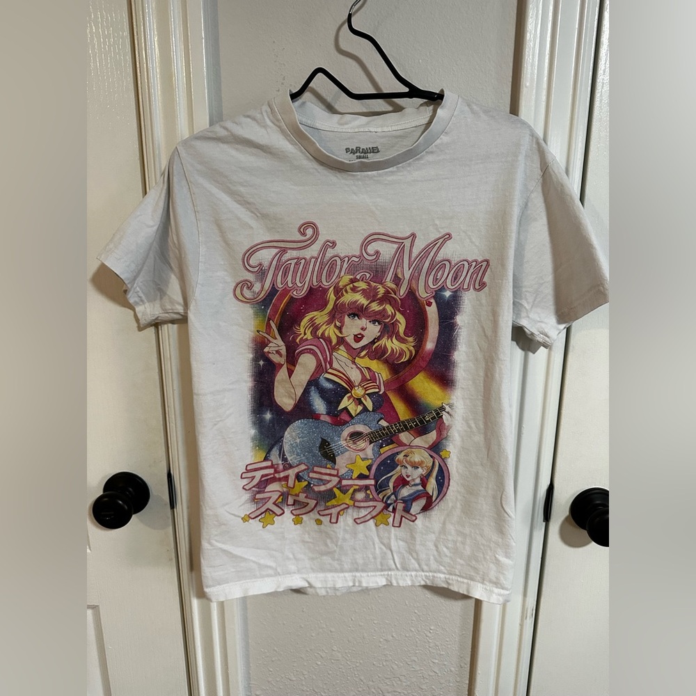 Ravel White Taylor Moon Graphic Tee